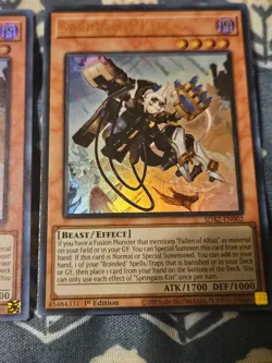 Springans Kitt x3 1st Edition Ultra Rare SDAZ-EN002 Yugioh - Image 4