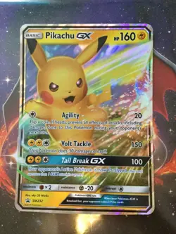 Pikachu GX SM232 Promo JUMBO card Holo - Image 1