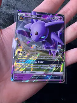 Pokemon Espeon GX TCG Holo Card 61/149 SM Base Set Ultra Rare - Image 3