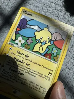 Minun 4/17 Pop Series 3 Holo Pokemon Card LP / MP - Image 4