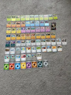 Pokemon Perfect Order Part Set X 77 Different Cards - Image 1