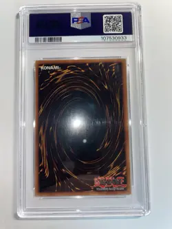 YuGiOh Gaia the Dragon Champion LOB-125 Glossy Secret Rare 1st Edition PSA 9 - Image 2