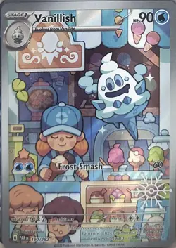 Pokemon Miscellaneous Cards & Products Holo Vanillish 190/182 Holo NM - Image 1