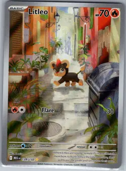 Litleo 139/132 ME01: Mega Evolution - Pokemon Card - NM - Image 1
