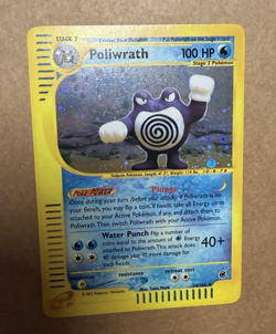 Poliwrath 24/165 Holo Pokemon Card Expedition - Image 2