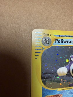Poliwrath 24/165 Holo Pokemon Card Expedition - Image 4