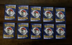 Vintage Pokemon Lot (59 Cards) Base Set Non Holo WOTC - Image 3