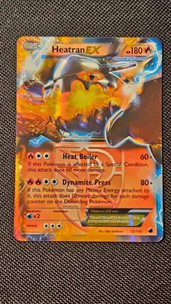 Heatran EX (Team Plasma) 13/116 Plasma Freeze Ultra Rare Pokemon Card - LP - Image 2
