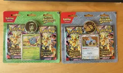 x2 Pokemon TCG Ascended Heroes Double Blister Packs Erika & Larry, New & Sealed - Image 1