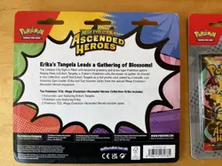 x2 Pokemon TCG Ascended Heroes Double Blister Packs Erika & Larry, New & Sealed - Image 2