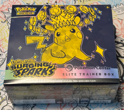 Pokemon TCG: Scarlet Violet Surging Sparks Pokemon Center ETB Factory Sealed - Image 1