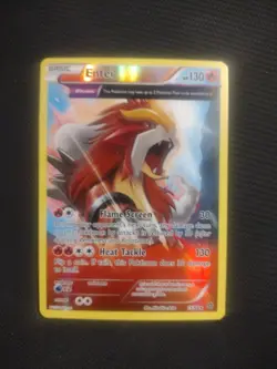Entei 15/98 Reverse Holo Rare XY Ancient Origins Pokemon TCG - Image 1