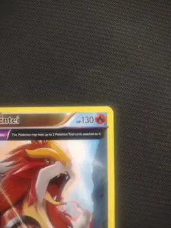 Entei 15/98 Reverse Holo Rare XY Ancient Origins Pokemon TCG - Image 3