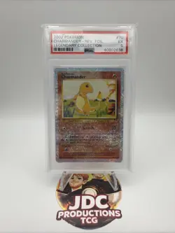 Pokemon Charmander Legendary Collection Reverse Foil 2002 #70 PSA 5 - Image 1