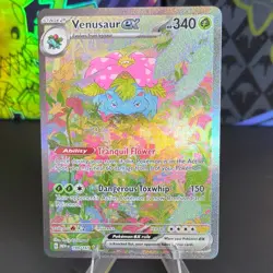 Pokemon TCG Venusaur ex 198/165 SV: Scarlet & Violet 151 Holo SIR 2023 - Image 1