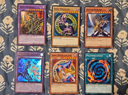 Dark Paladin Buster Blader Dark Magician Girl Polymerization Yugioh (6 Cards) - Image 1