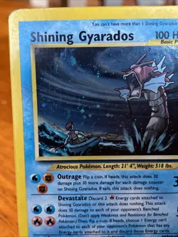 Pokemon Shining Gyarados 65/64 Neo Revelation Holo - Image 3