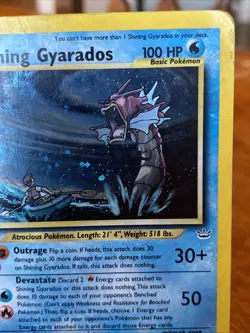 Pokemon Shining Gyarados 65/64 Neo Revelation Holo - Image 4