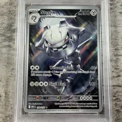 2025 POKEMON MEG EN-MEGA EVOLUTION ILLUSTRATION RARE #150 STEELIX PSA 9 - Image 3