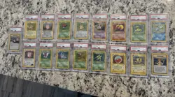 17 Vintage Pokemon PSA Graded Holo Lot (Near Complete Jungle Set) - Image 1