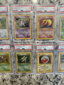 17 Vintage Pokemon PSA Graded Holo Lot (Near Complete Jungle Set) - Image 3