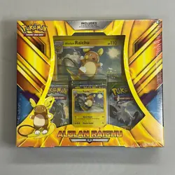 NEW Alolan Raichu Box Roaring Skies & Burning Shadows Packs Sealed Pokemon 820650803345 - Image 1