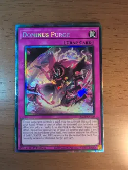 YUGIOH DOMINUS PURGE COLLECTORS RARE NM RA05-EN150 1st edition - Image 1
