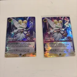Disney Lorcana TCG Tinker Bell Snowflake Collector Set Championship Foil Card - Image 1
