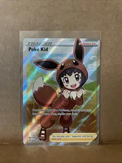 Pokemon TCG Shining Fates Poke Kid Full Art Ultra Rare Card 070/072 (A1) - Image 1