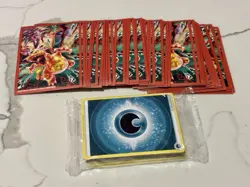 Charizard ex Terastal Card Sleeves 61-ct + Sealed Pokemon Basic Energy Pack - Image 1