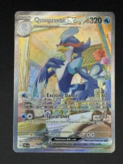 Pokemon TCG Quaquaval EX Holo Card Paldea Evolved Full Art 260/193 NM Condition - Image 1