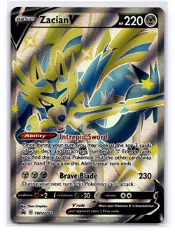 Zacian V (Shiny) - SWSH: Sword & Shield Promo Cards SWSH292 Promo LP-NM - Image 1