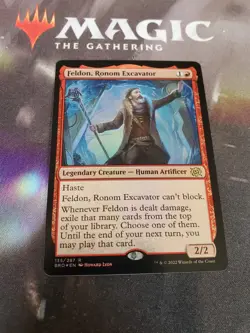 Mtg. Feldon, Ronom Excavator. Foil. The Brothers' War. Pack Fresh - Image 1