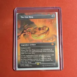 Wizards of the Coast The One Ring Artifact Promo 451 Borderless Foil MTG - Image 3