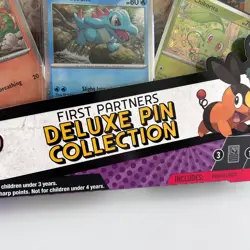 Pokemon Mega Evolution Ascended Heroes First Partners Deluxe Pin New Sealed - Image 3