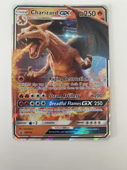 2019 Pokemon Charizard GX SM195 Black Star Promo Holo Detective Pikachu - Image 1