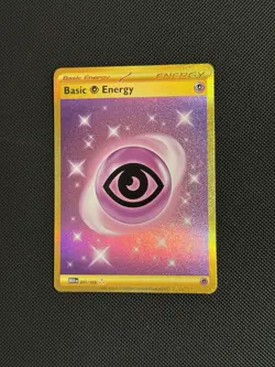Pokemon TCG Psychic Energy Scarlet & Violet Basic Card 207/165 Gold LP - Image 1