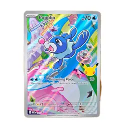 Pokemon TCG - Popplio - First Partner Illustration Promo 045 30th Anniversary - Image 1