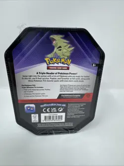 Tyranitar Triple Whammy Collectors Tin - Pokemon TCG - Factory Sealed New Rare - Image 3