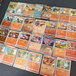28*Lot Pokemon TCG Charizard Charmander Charmeleon Master Ball Holo #25 KB72 - Image 2