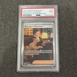 Pokemon - SV 151 Giovanni's Charisma #204/165 - MINT - PSA 9 - Image 1