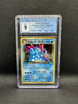 Dark Feraligatr Japanese Neo Destiny 160 Holo Pokemon CGC 9 MINT - Image 1