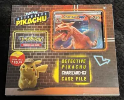 Pokemon TCG Detective Pikachu Charizard GX Case File Sealed Box - Image 5