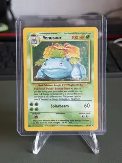 Pokemon TCG Venusaur Base Set Holo #15/102 Pokemon TCG LP - Image 1