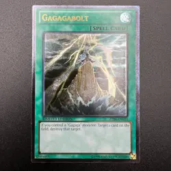 YuGiOh Gagagabolt ZTIN-ENV03 Ultimate Rare Limited Edition NM - Image 1