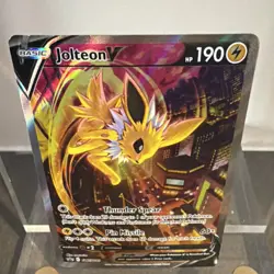 Pokemon TCG Jolteon V Full Art Holo Promo SWSH183 Sword & Shield HP 190 - Image 4