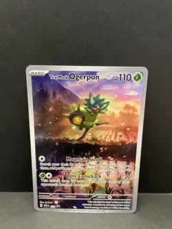 Teal Mask Ogerpon - SVP123 Twilight Masquerade ETB Promo Pokemon - NM/MINT - Image 1