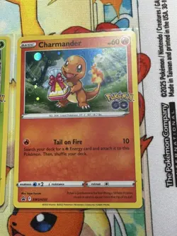 Pokemon GO TCG - Squirtle, Charmander, Bulbasaur Pin set Promos - Image 3