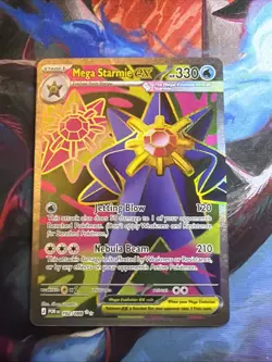 Pokemon TCG - Mega Starmie Full Art ex 102/088 Me03: Perfect Order Holo - Image 1