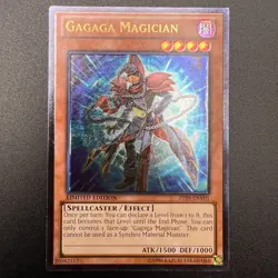 YuGiOh Gagaga Magician ZTIN-ENV01 Ultimate Rare Limited Edition NM - Image 1